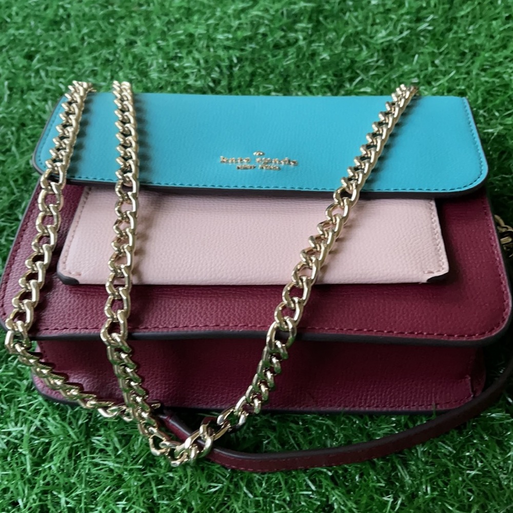 Kate Spade remi colorblock flap chain crossbody - Picture 5 of 16
